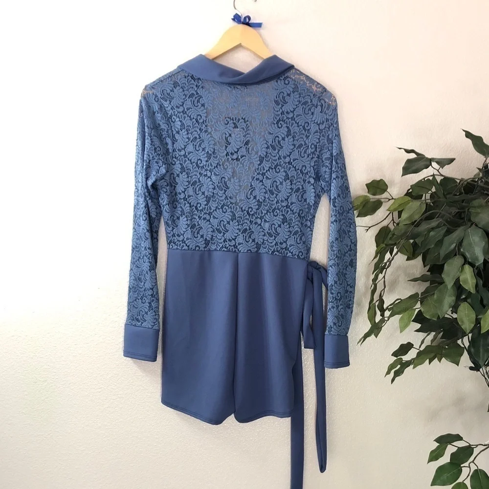 NWT Fashion Nova Lace Top Romper